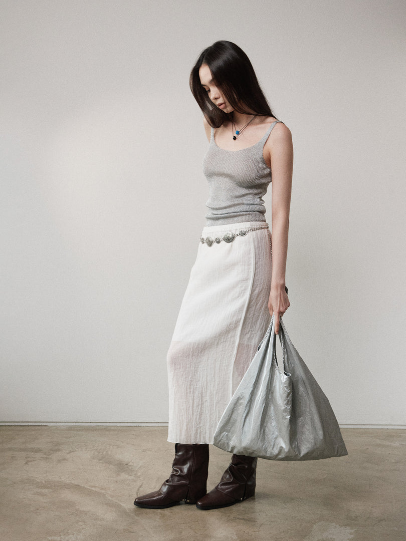 Flower Market Bag - Crush Silver